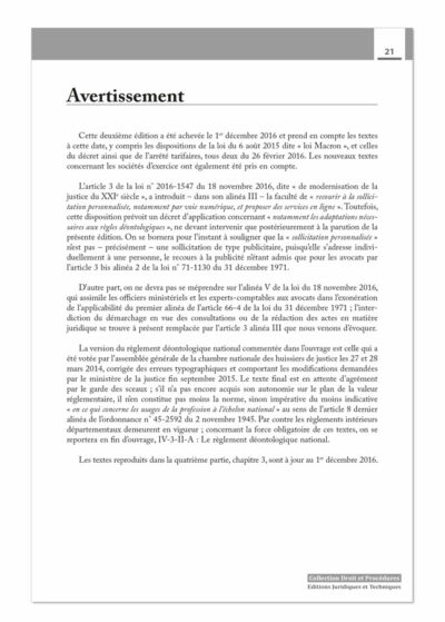 L'huissier de justice : normes et valeurs – Image 3